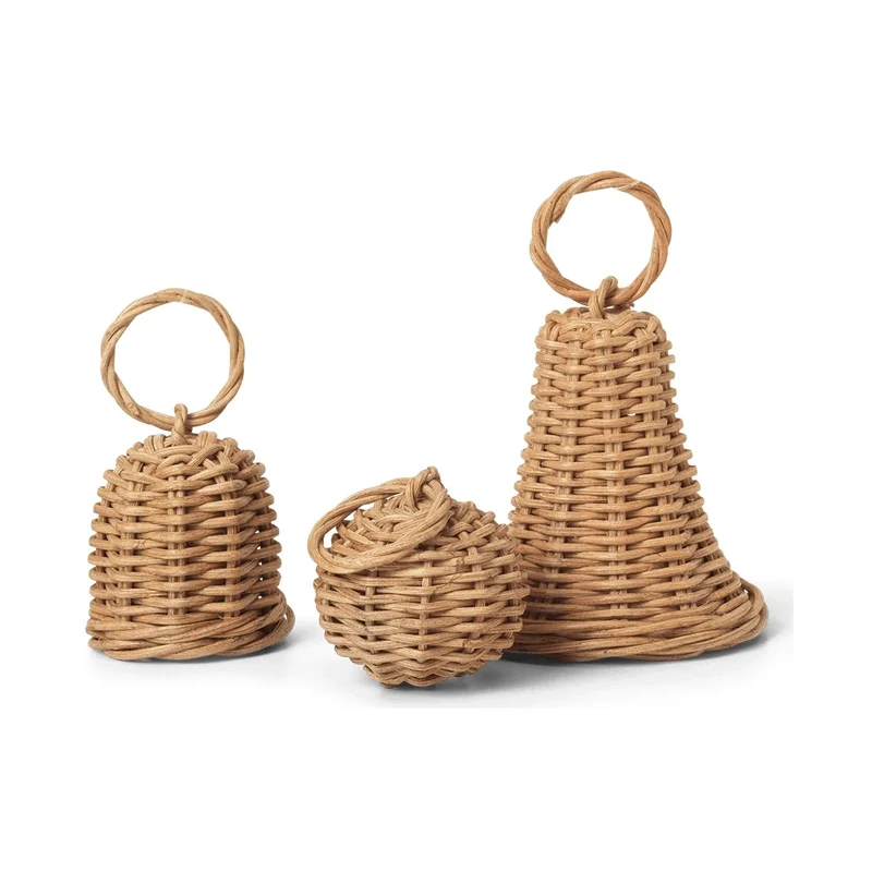 Ferm Living Braided Bell Baubles