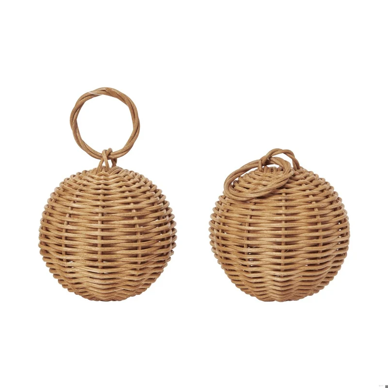 Ferm Living Braided Baubles - Set of 2