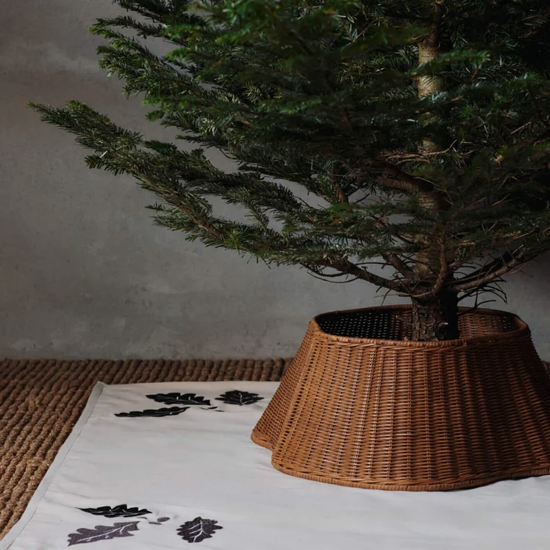 Ferm Living Oak Christmas Tree Blanket