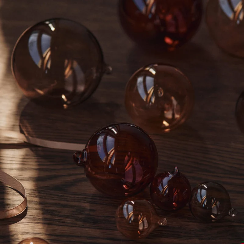 Ferm Living Glass Baubles - Set of 3
