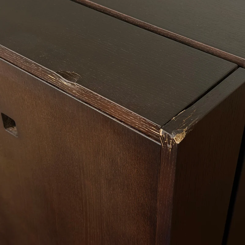 Ferm Living Parcel Hallway Cabinet (H110 / Dark Stained Oak) - Second Chance
