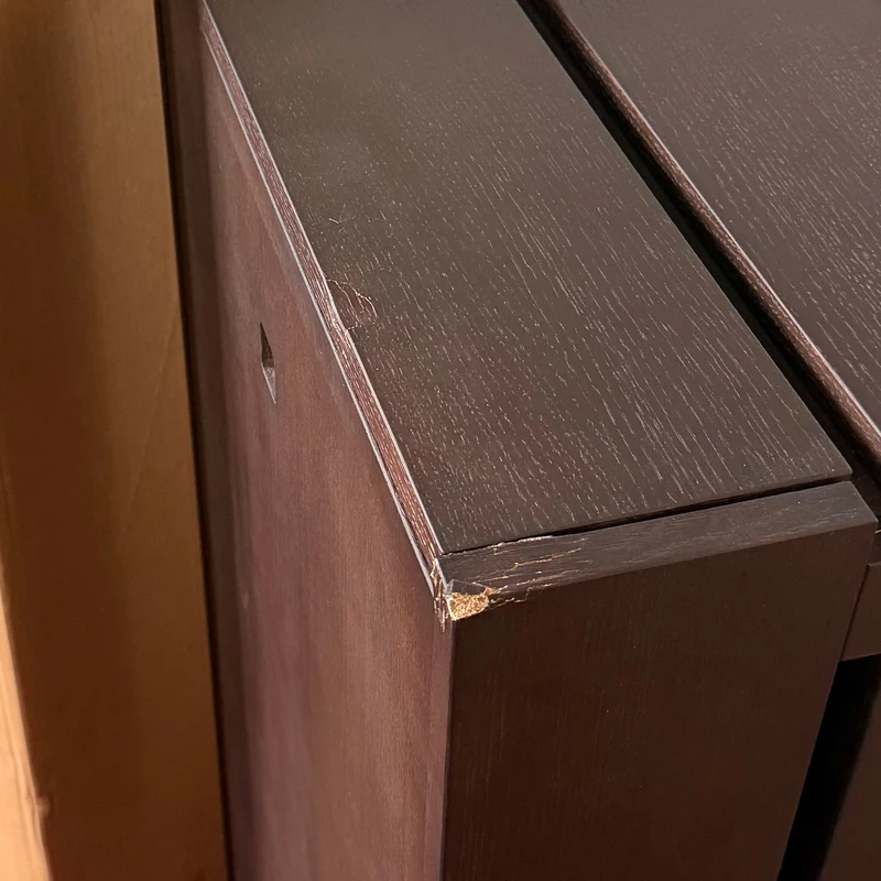 Ferm Living Parcel Hallway Cabinet (H110 / Dark Stained Oak) - Second Chance