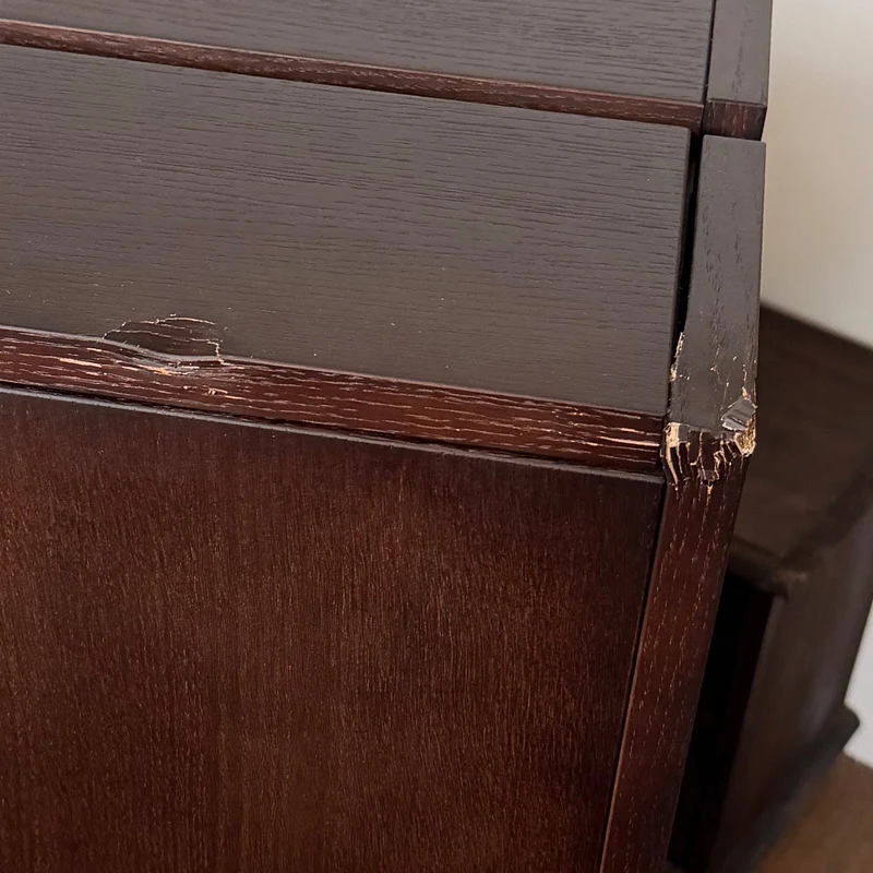 Ferm Living Parcel Hallway Cabinet (H110 / Dark Stained Oak) - Second Chance