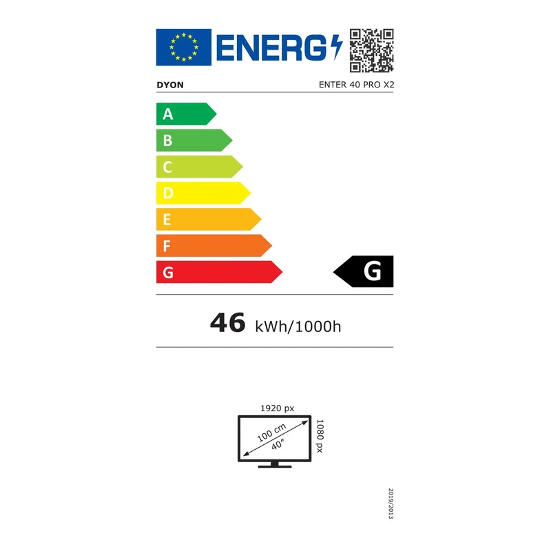 DYON Enter 40 Pro X2 LED-Fernseher 40" (100cm) Full-HD Schwarz