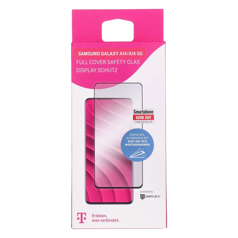 Displex Samsung Galaxy A14 Displayschutz Full Cover Sicherheitsglas