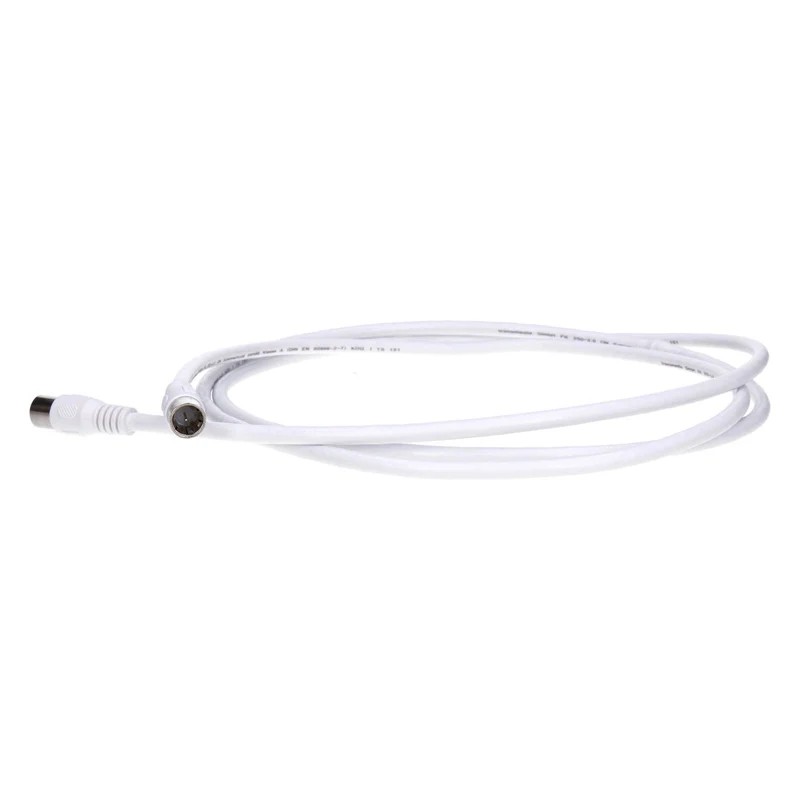 Antennenkabel Transmedia koaxial weiß 2m FK 250-2.0qn