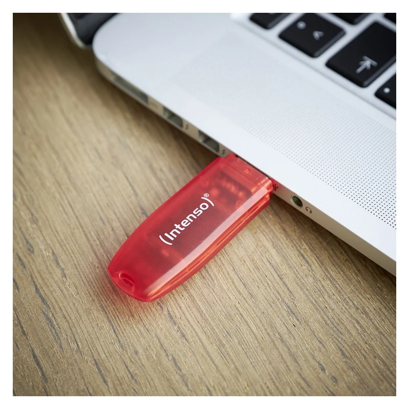 Intenso Rainbow Line USB-Stick 128 GB USB Typ-A 2.0 Rot, Transparent
