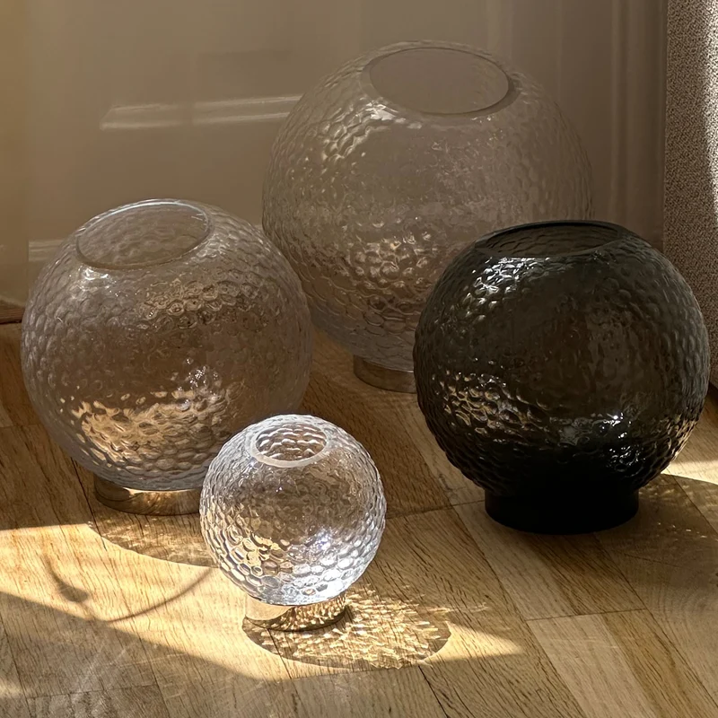 AYTM Globe Bubbles Vase with Stand