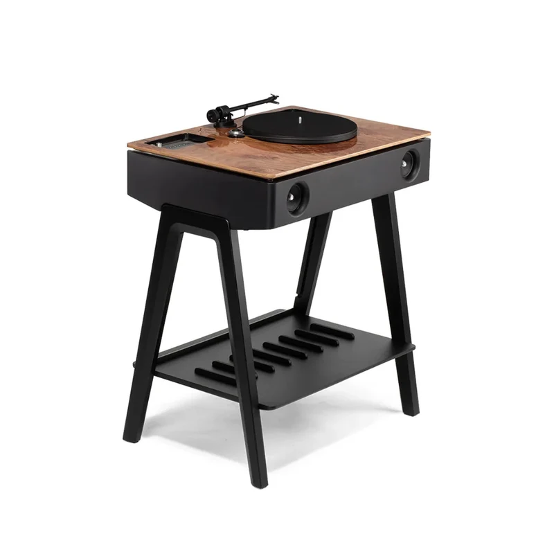 La Boite concept LX Turntable Connect Elm Magnifying Glass Hi-Fi Speaker