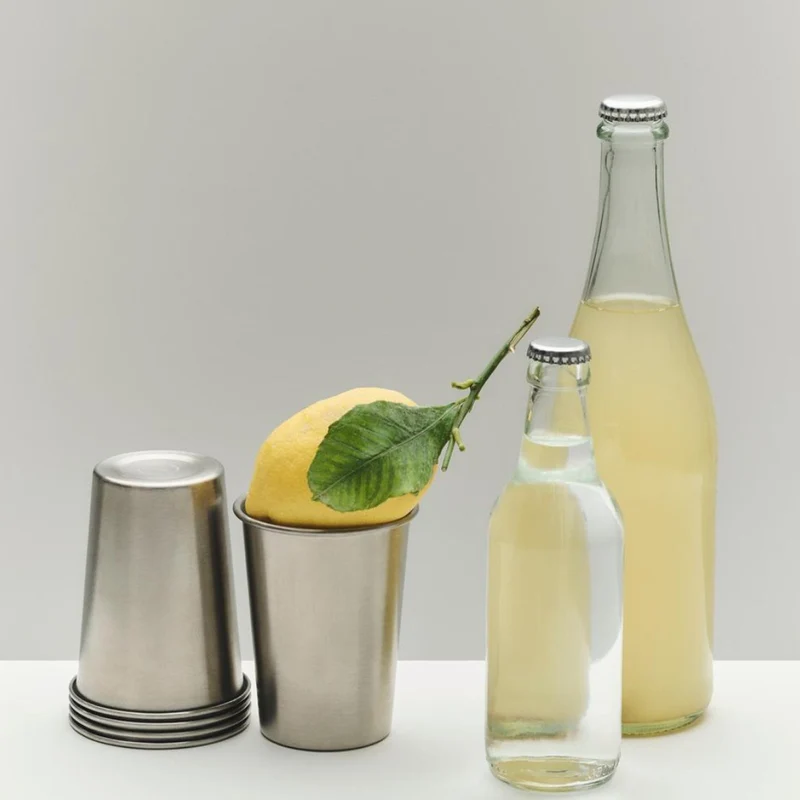 Hay Outdoor Market Steel Cup - Set of 2