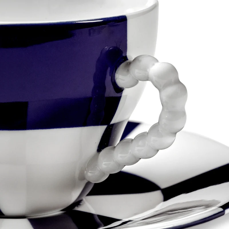 Serax Fête des Bêtes Cup + Saucer Blue