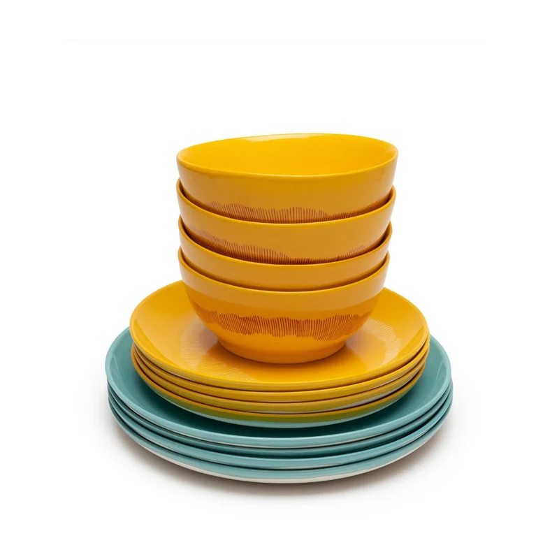 Serax Feast Startset Yellow Azure - Set of 12