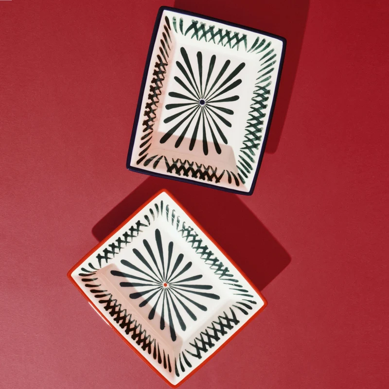 Serax Bazaar Rectangular Plate - Set of 2