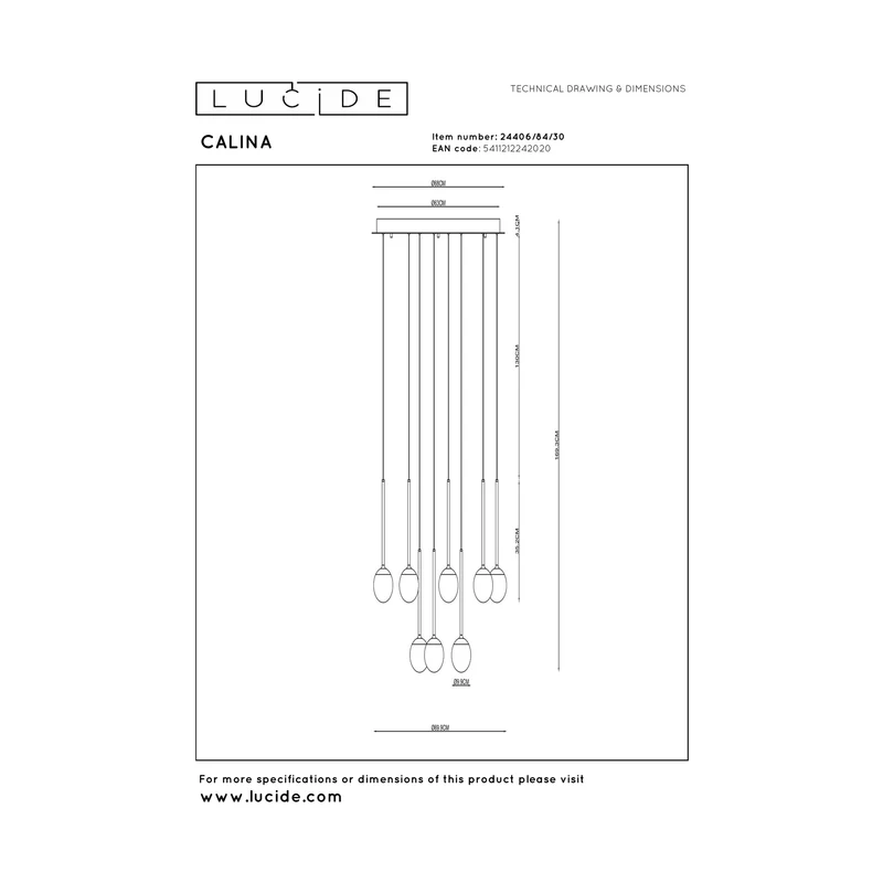 Lucide Calina Pendant Lamp