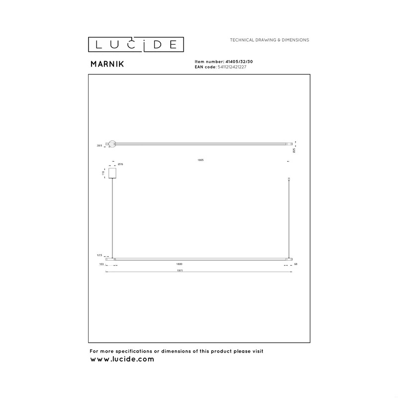 Lucide Marnik Pendant Lamp