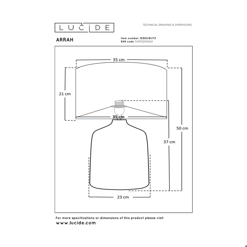 Lucide Arrah Table Lamp