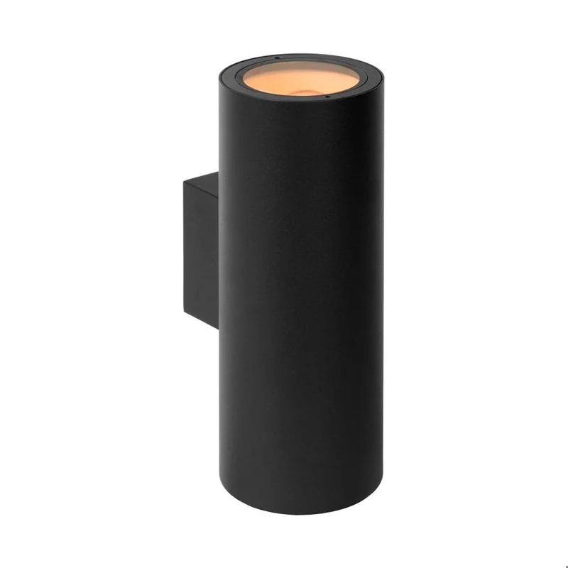 Lucide Volantis 2-Light Wandspot / Wandlamp Binnen/Buiten Black