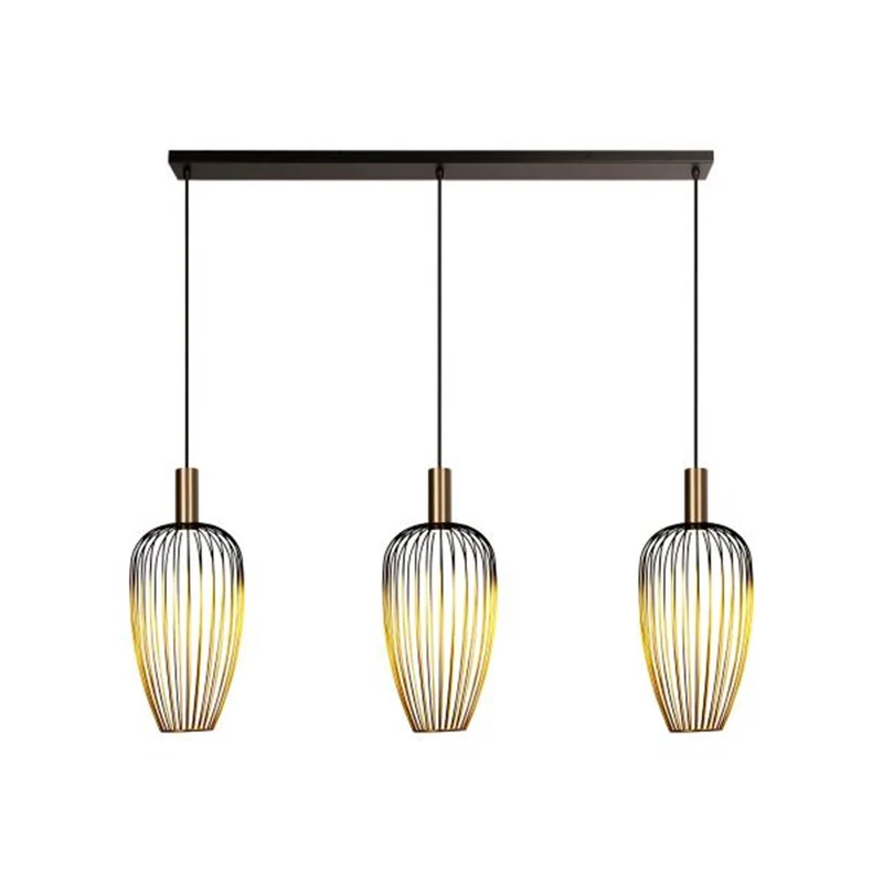Lucide Aurelie 3-Light Pendant Lamp Gold