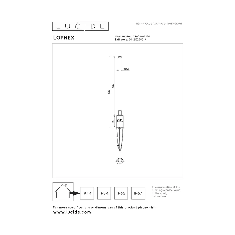 Lucide Lornex Garden Spot
