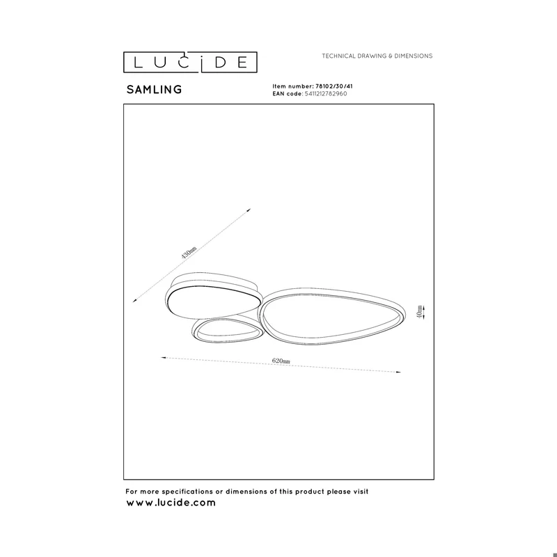Lucide Samling Ceiling Light