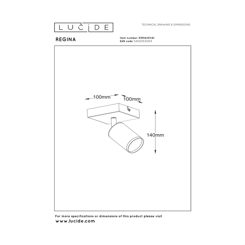 Lucide Regina Ceiling Spot
