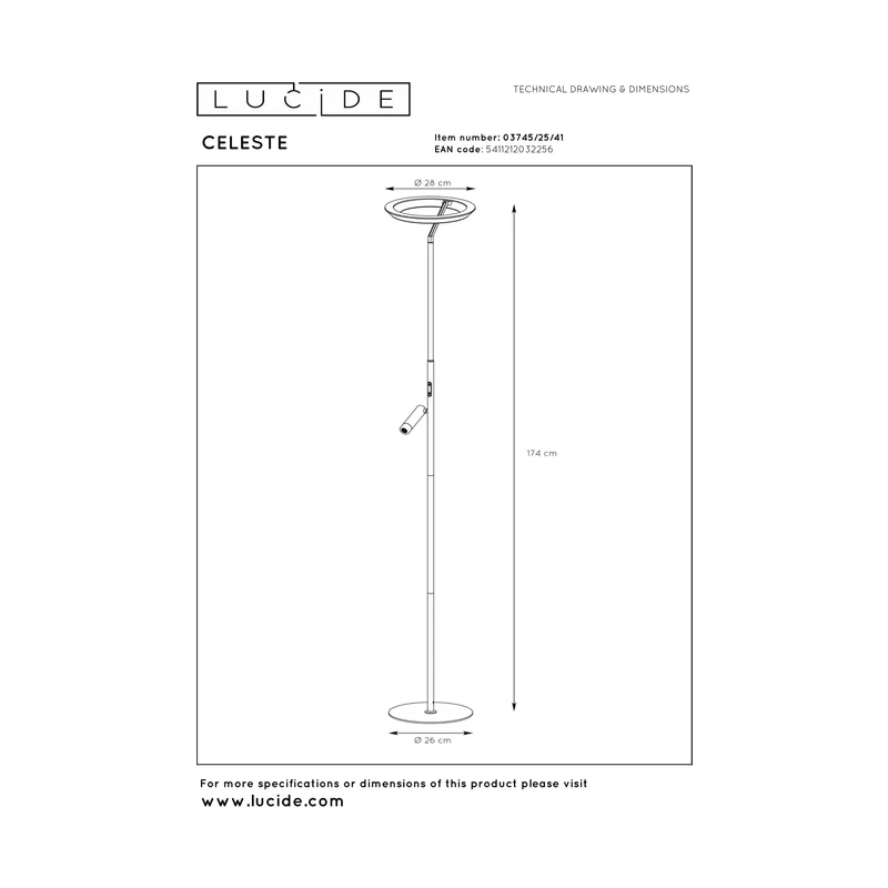 Lucide Celeste Floor Lamp