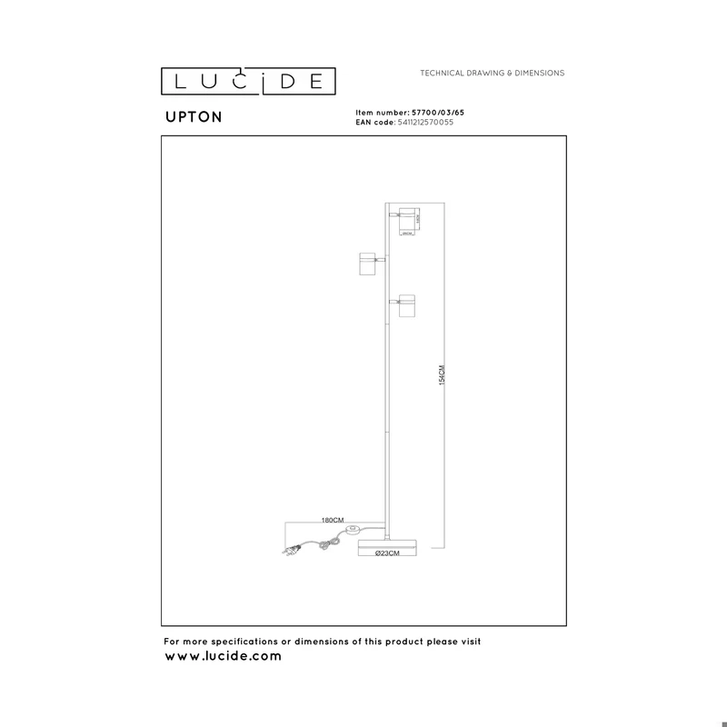 Lucide Upton Floor Lamp