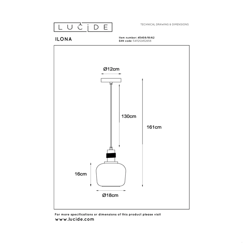 Lucide Ilona Pendant Lamp