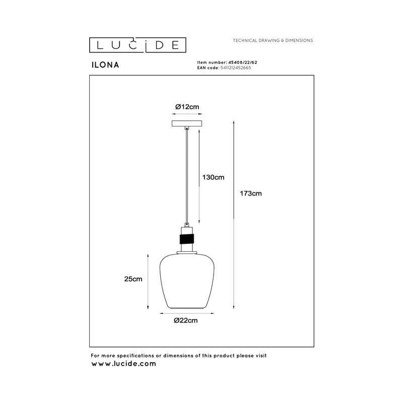 Lucide Ilona Pendant Lamp