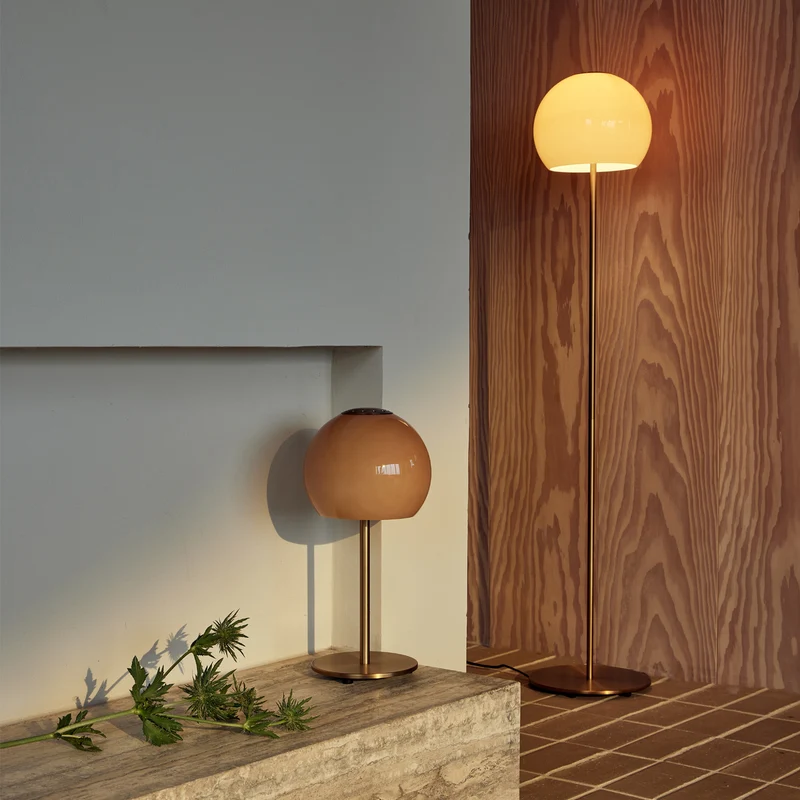 Frandsen Ball Glass Floor Lamp