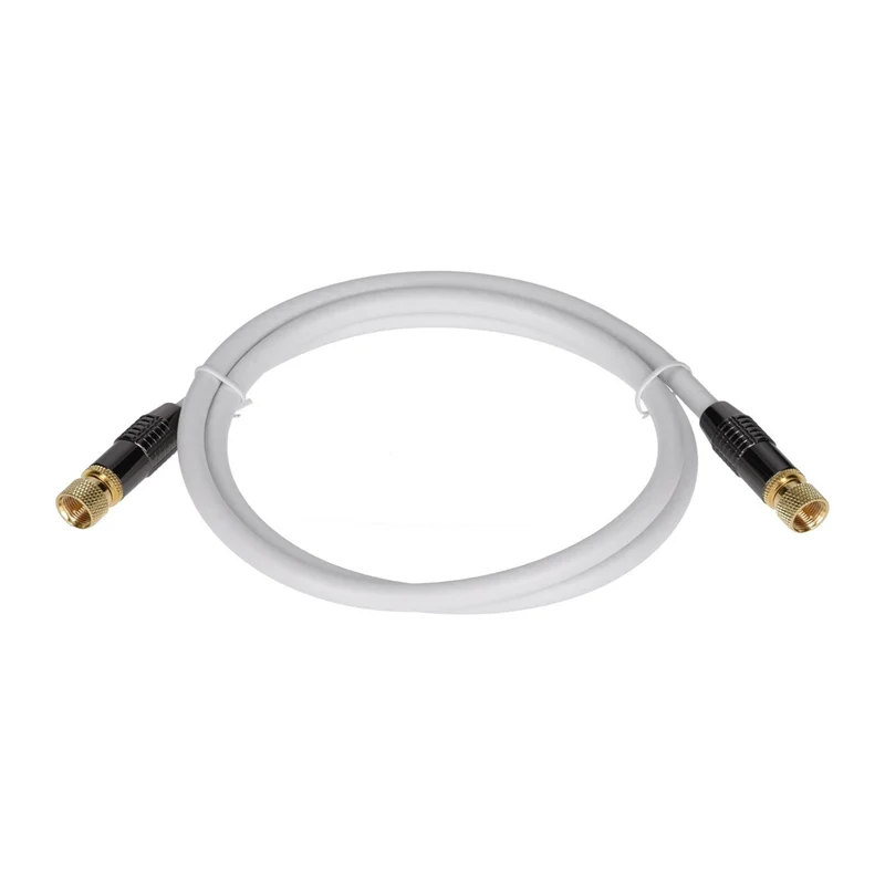 TP SAT-Kabel in weiß, gerade 1m