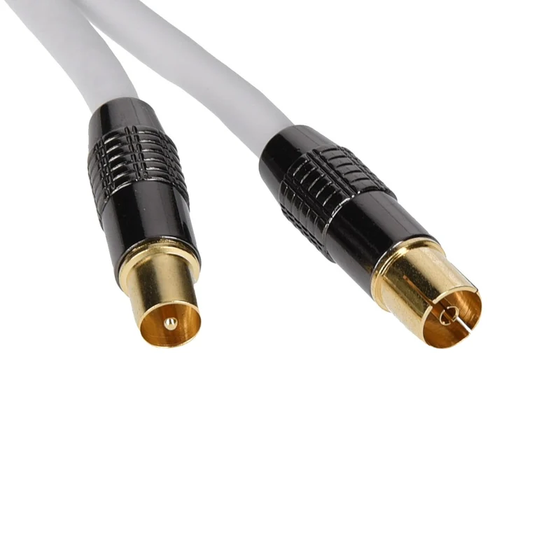 TP Antennenkabel in weiß gerade 10m