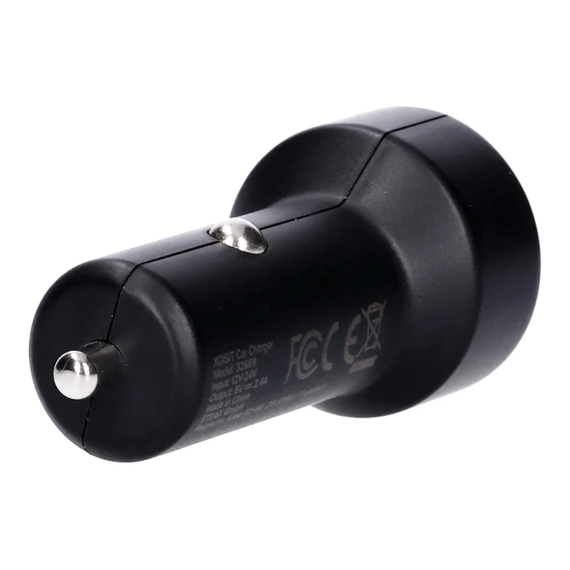 Xqisit KZF USB-Ladegerät PKW Adapter 2,4A schwarz