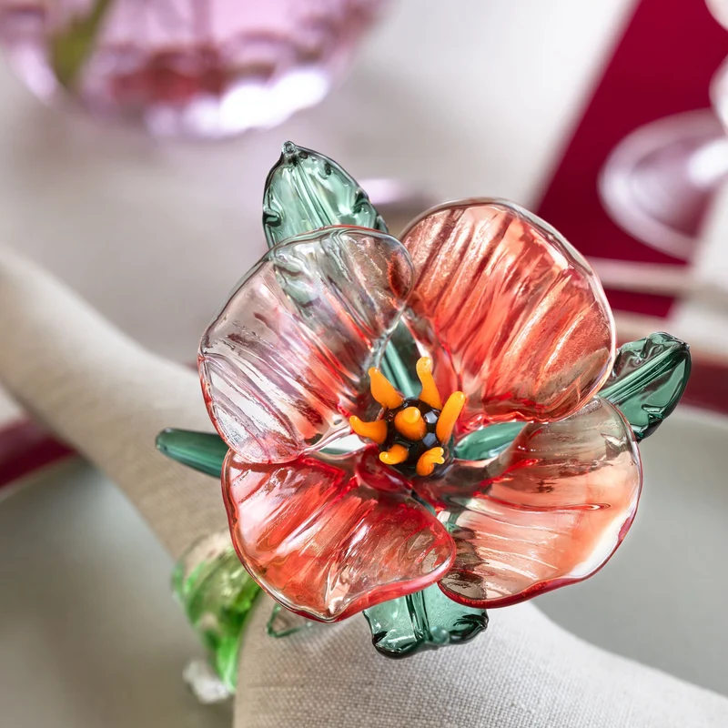 Casarialto Jardin Fleuri Napkin Rings - Set of 6