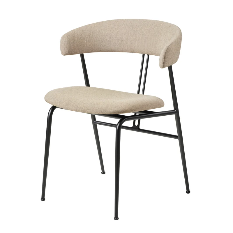 Gubi Violin Dining Chair Fully Upholstered