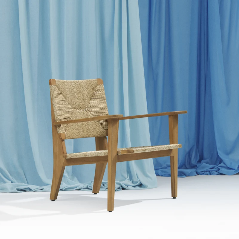 Gubi F-Chair Outdoor Lounge Chair