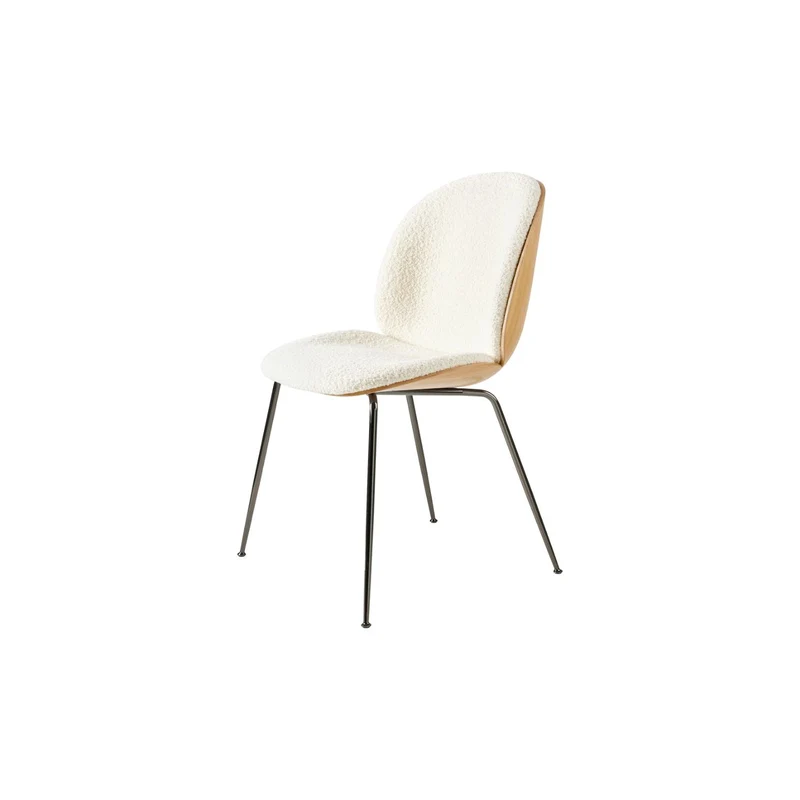 Gubi Beetle Dining Chair 3D Veneer - Front Upholstered