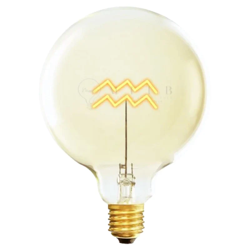MITB by Elements Lighting Zodiac Aquarius E27 Bulb