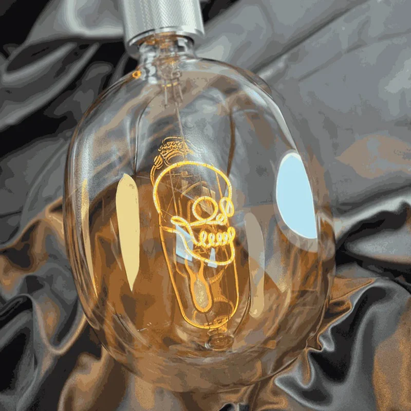 MITB by Elements Lighting Skull Ovale E27 Bulb