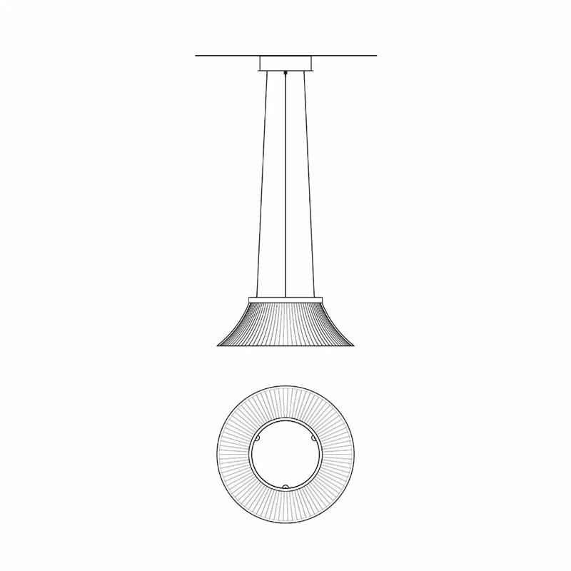 Martinelli Luce Plissé Pendant Lamp