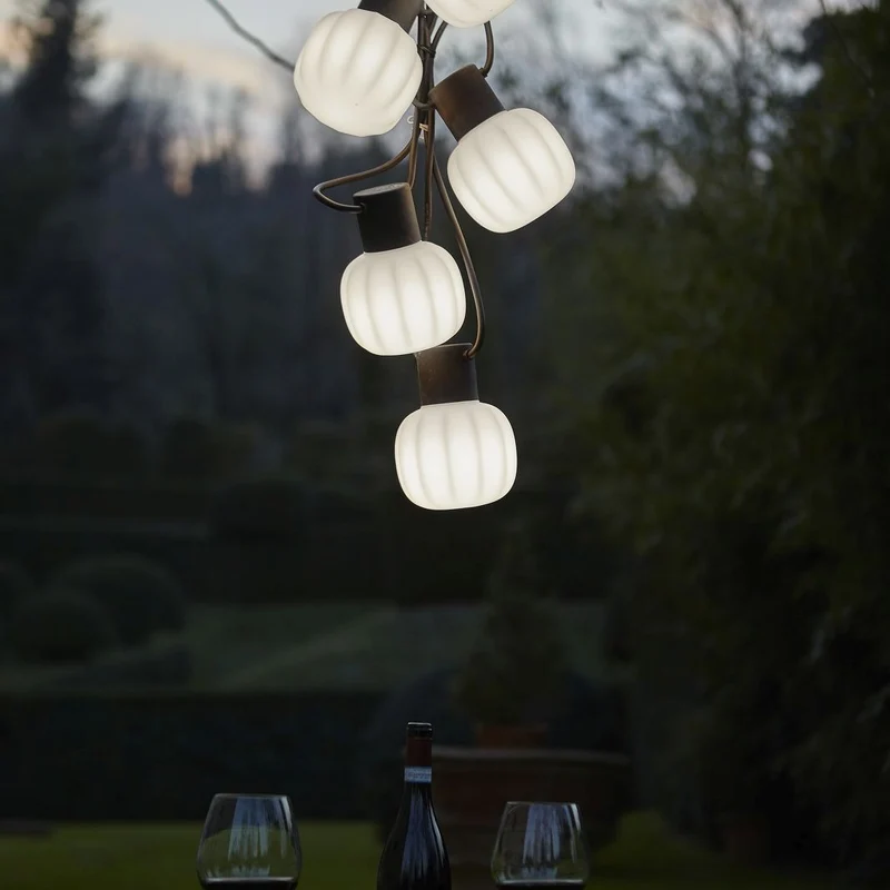 Martinelli Luce Kiki Chain of Outdoor Lamps