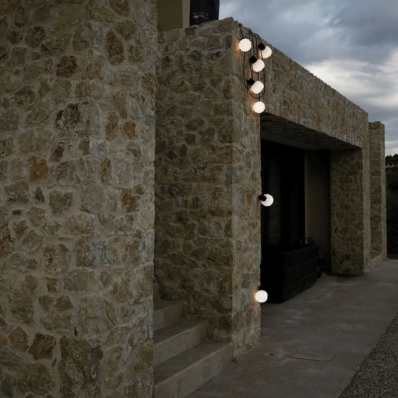 Martinelli Luce Kiki Chain of Outdoor Lamps