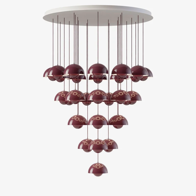 &Tradition Flowerpot VP1 Chandelier