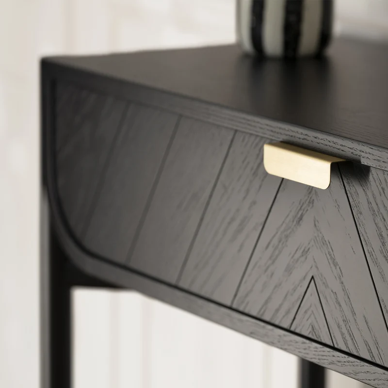 Hartô Marius Console Table (Black Stained Oak) - Second Chance