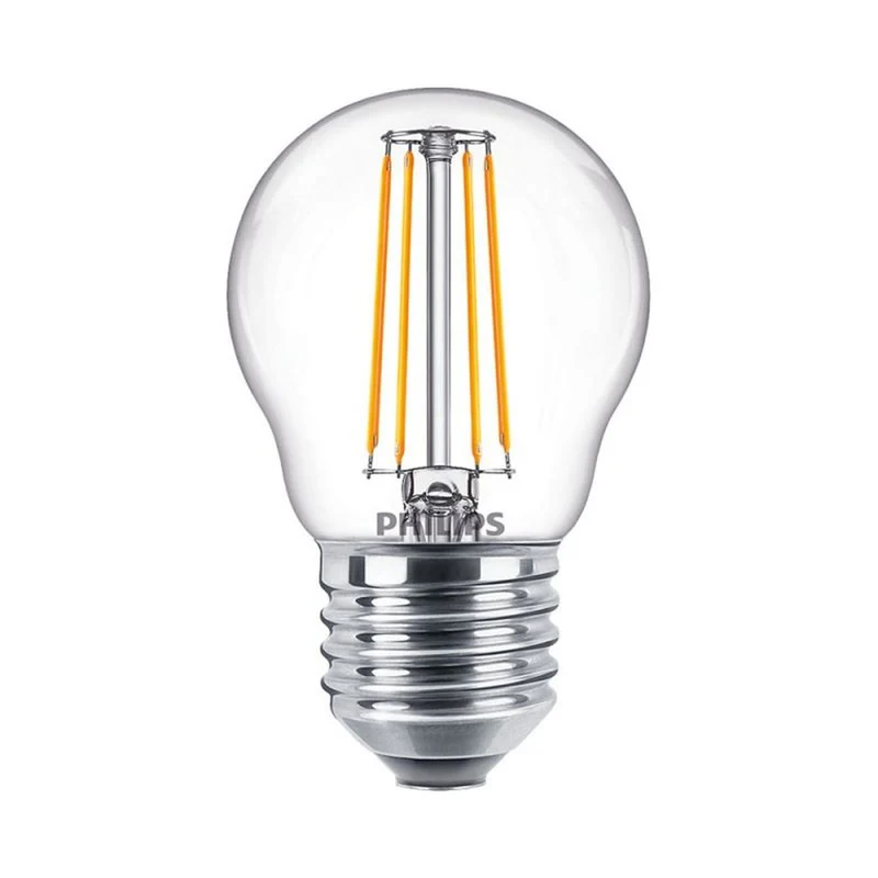 Philips Master Value LED Bulb E27 P45 Clear - 470lm 2700K - Dimmable