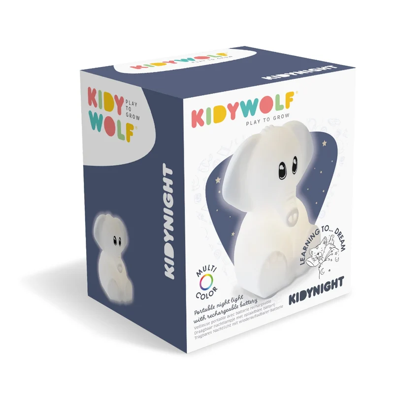 Kidywolf Kidynight Elephant Kids Night Light
