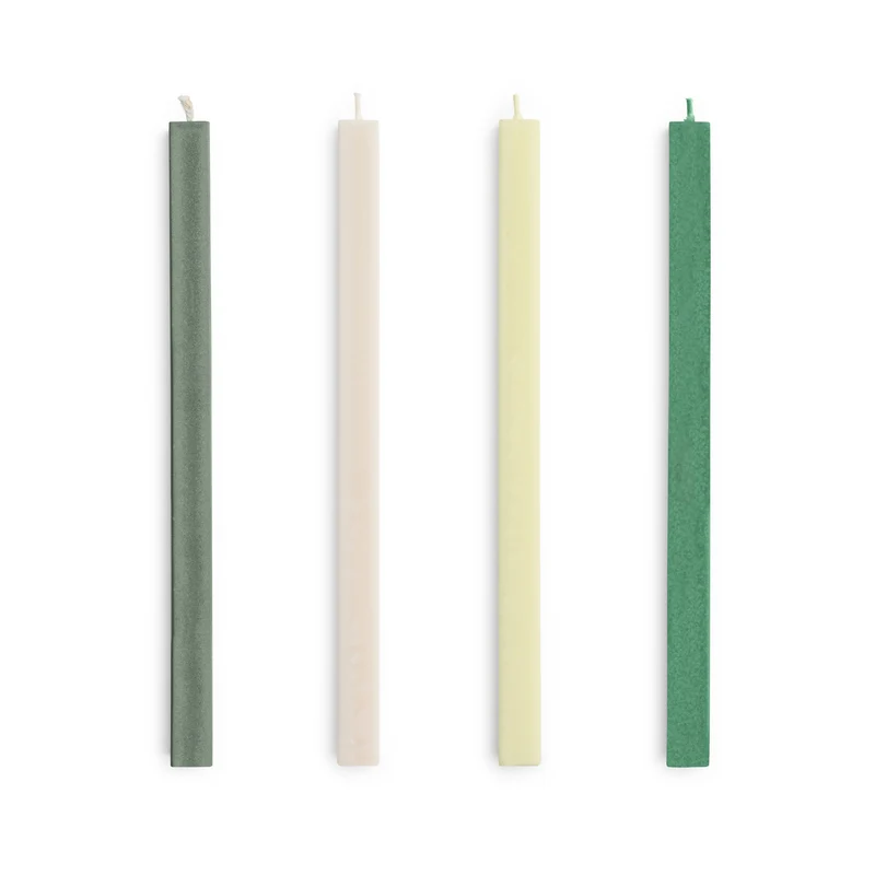 Hay Square Candle - Set of 4
