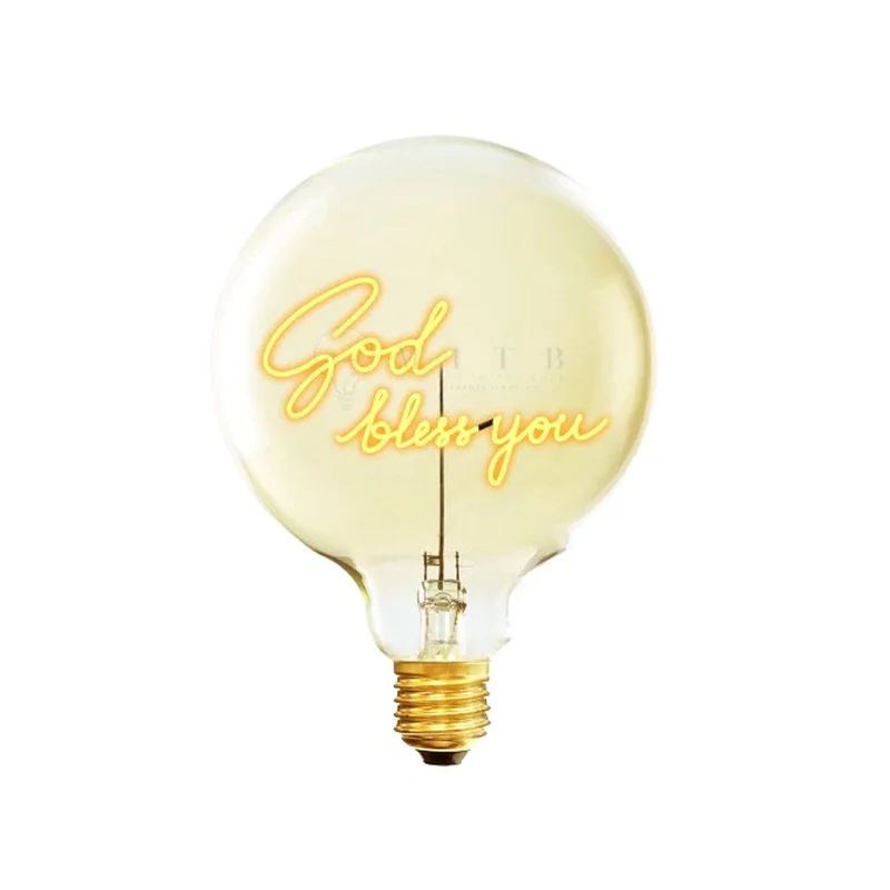 MITB by Elements Lighting God Bless You E27 Bulb